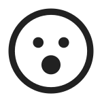 Emoji Surprise SVG Icon